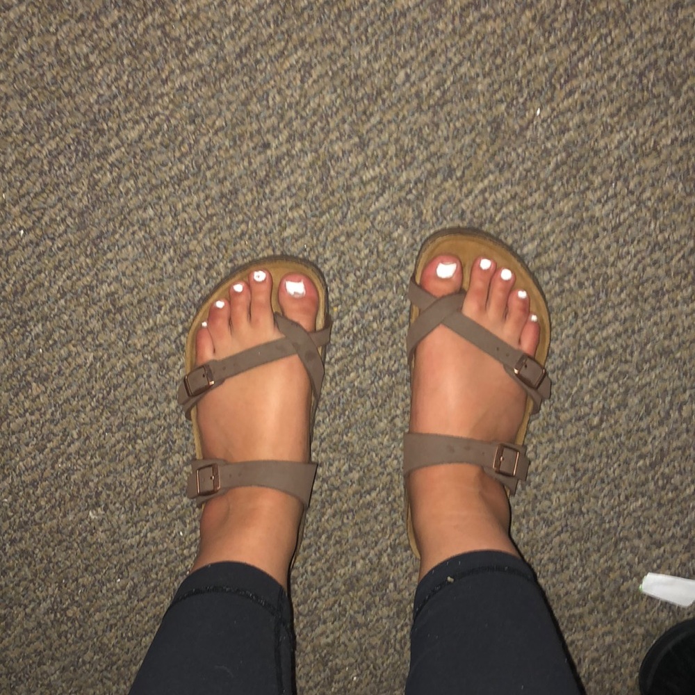 Birkenstock’s size 8.5 worn once!